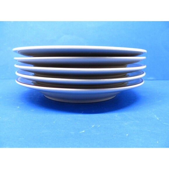 Epoch Essence Stoneware Bolero 6" Saucer Plates  Set Of Five - Picture 6 of 8